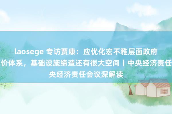 laosege 专访贾康：应优化宏不雅层面政府投资效益评价体系，基础设施缔造还有很大空间丨中央经济责任会议深解读