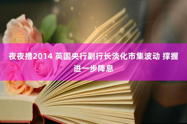 夜夜撸2014 英国央行副行长淡化市集波动 撑握进一步降息