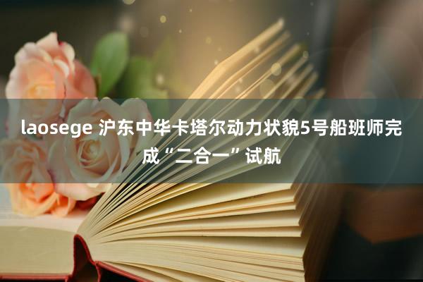 laosege 沪东中华卡塔尔动力状貌5号船班师完成“二合一”试航